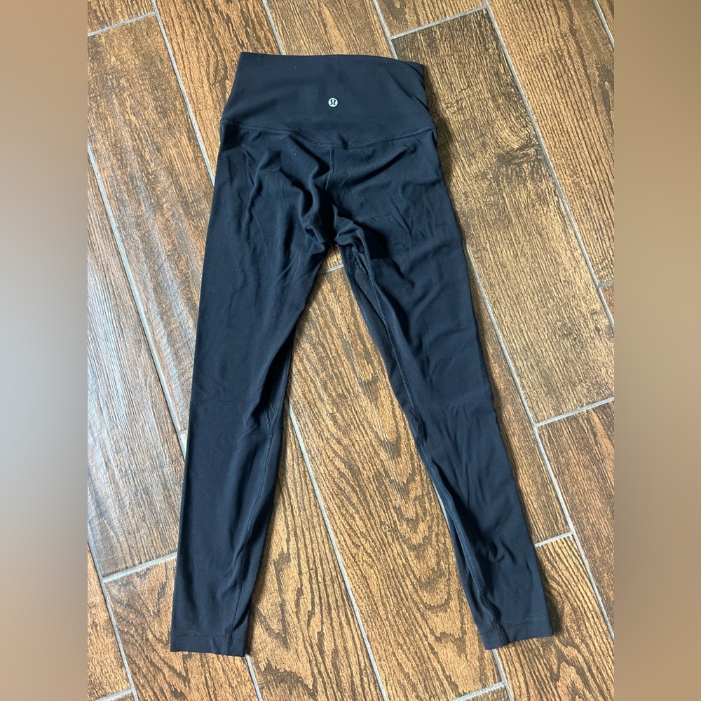 Black Lululemon Align Leggings Size: 4, 26 inch inseam